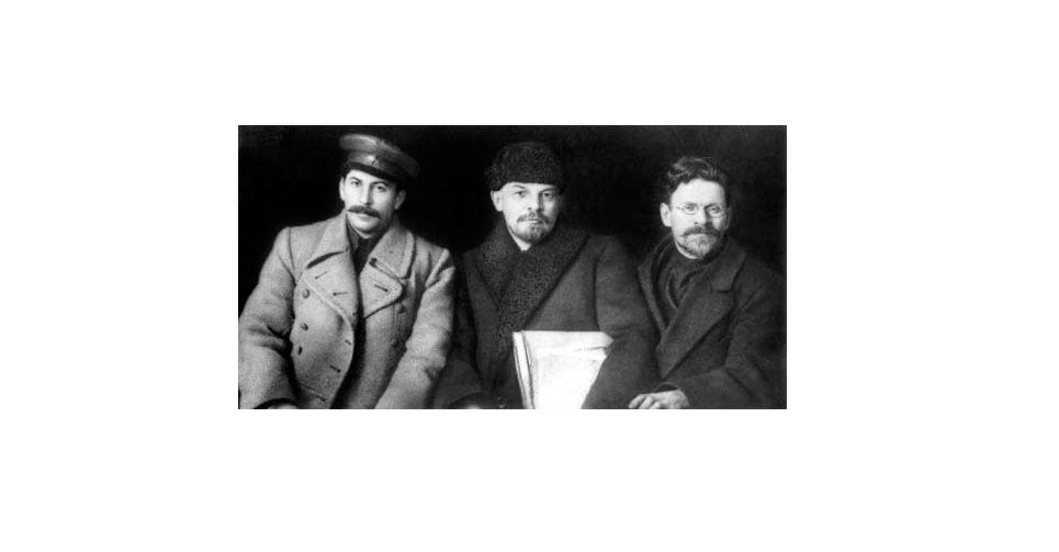 斯大林、列宁和托洛茨基