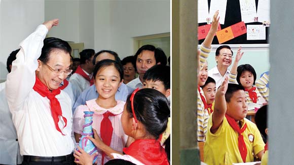 温家宝同志始终心系教育，关心教育