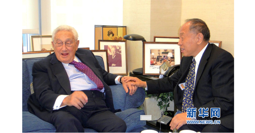 与老朋友基辛格每年都见面