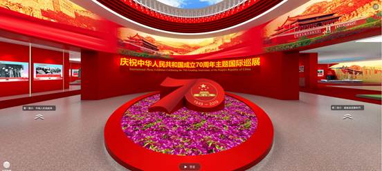 庆祝中华人民共和国成立70周年主题线上国际巡展