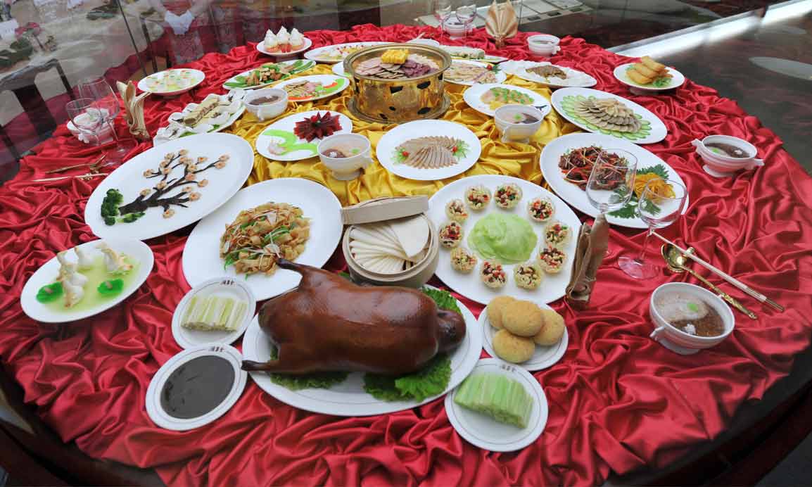 全聚德烤鸭宴