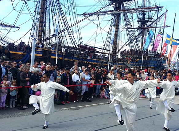 2014-2015沃尔沃环球帆船赛武术展演完美收官