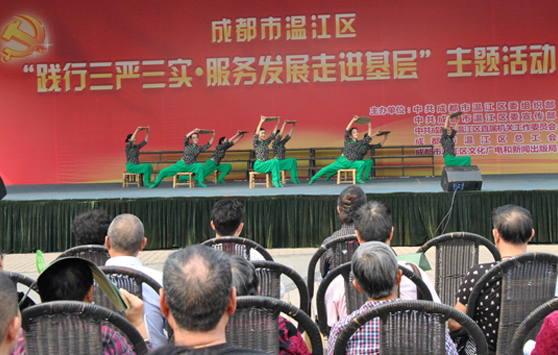 成都温江开展&ldquo;践行三严三实 服务发展走基层&rdquo;活动