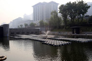 西安城墙南门护城河再生水利用情况
