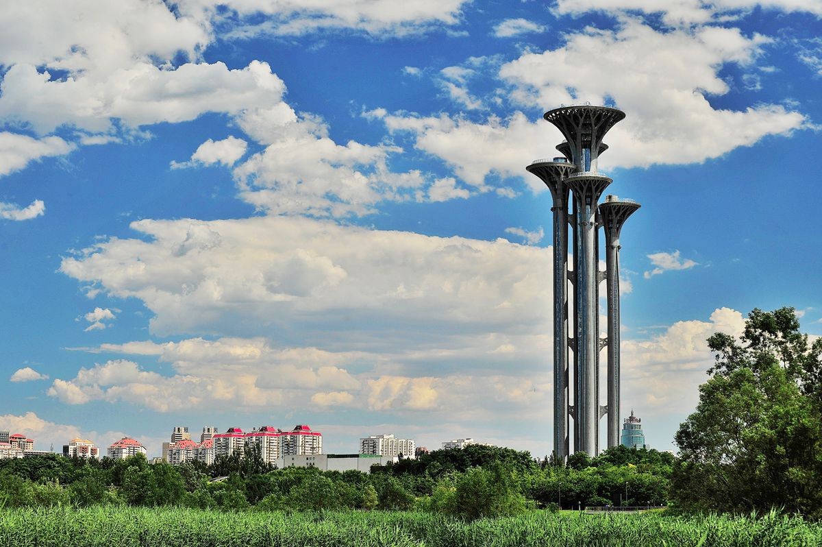 故宫珍宝闪耀奥林匹克塔