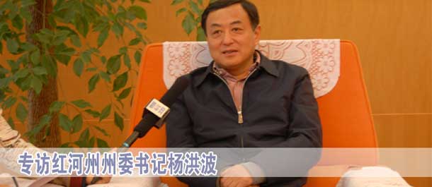 专访红河州州委书记杨洪波