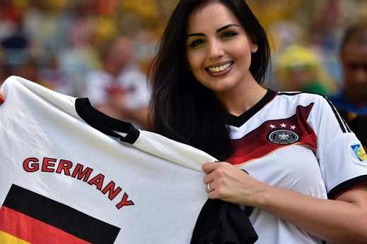 巴西世界杯美女球迷集锦