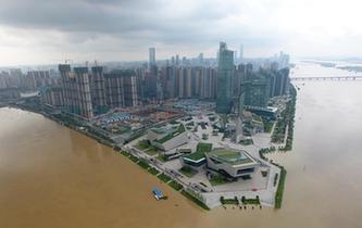 長沙湘江水位創39.51米的歷史新高