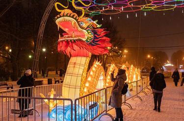中國彩燈節在莫斯科開幕