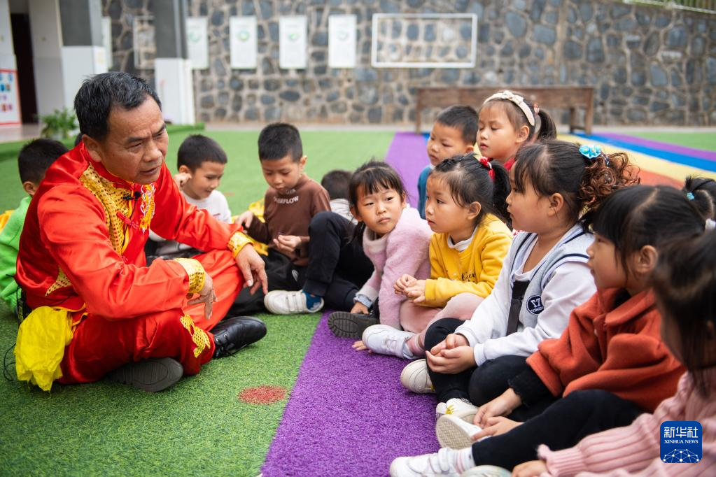 非遗文化走进乡村幼儿园