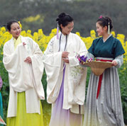 成都市民汉服踏青