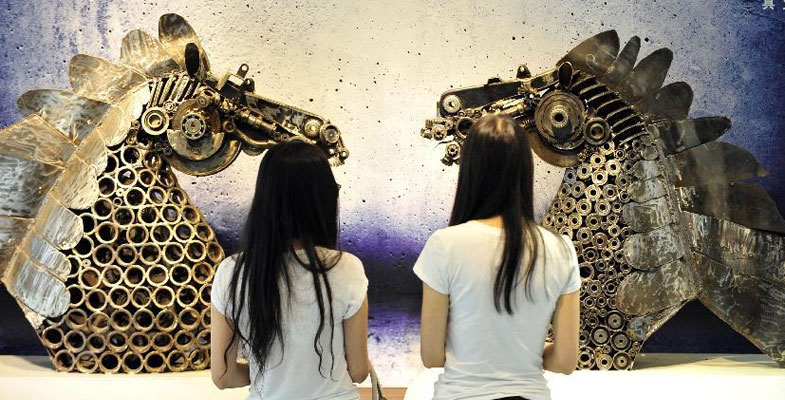 回天·绝境重生——环保雕塑展