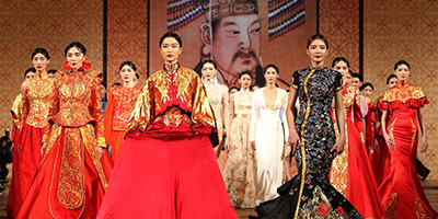 中国国际时装周拉开帷幕 上演具有特色的华服秀