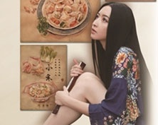 才女手绘&ldquo;24节气美食图&rdquo;