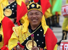 山西临汾锣鼓大赛