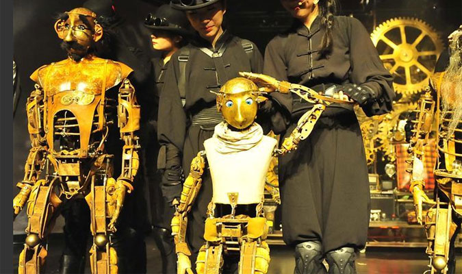 木偶装置舞台剧《爸爸的时光机》在乌镇演出