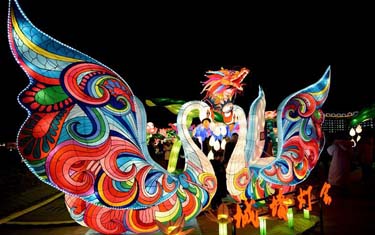 2018西安城墙新春灯会亮灯