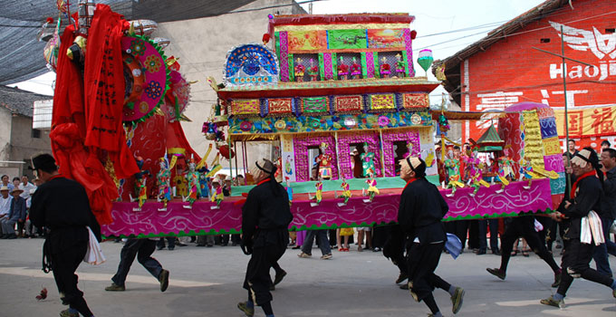 湖北鄂州端午习俗&mdash;&mdash;泽林旱龙舟