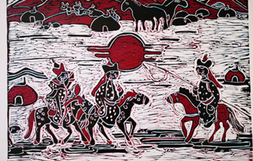 文妮儿 内蒙古自治区 小学二组 《草原风情》