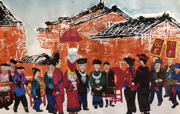 田佳粲 湖南省 小学二组 《十八洞的新娘》