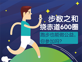 步数之和绕赤道600圈！跑步也能做公益，你参加吗？