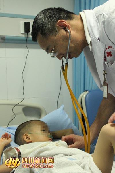 3岁半幼儿天生3个心房 心跳过速常喊&ldquo;累&rdquo;(图)