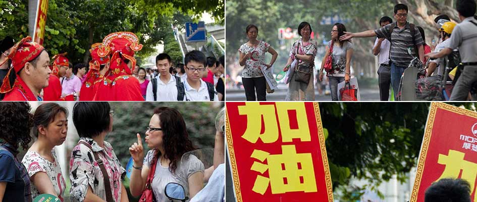 图说形形色色高考故事 组图