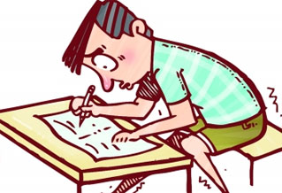 网友晒出好多高考囧事 组图