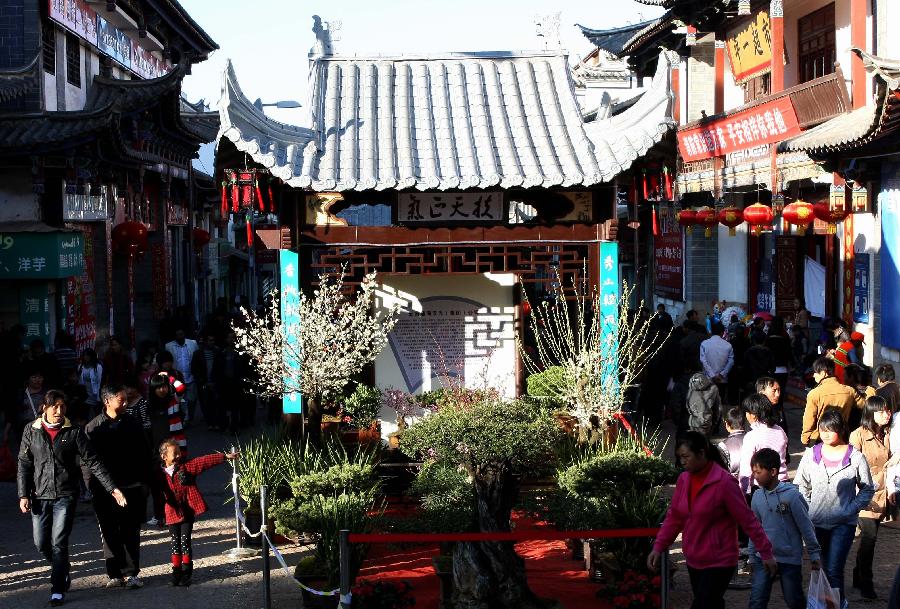 通海：&ldquo;迎春花街&rdquo;开街