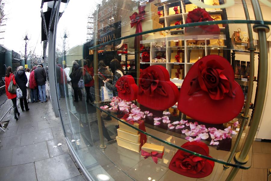 伦敦&ldquo;爱意&rdquo;浓