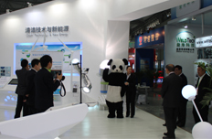 走进中国节能展台