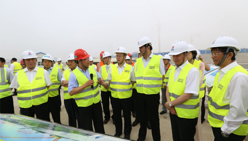 国家能源局局长努尔 白克力到CAP1400示范工程现场调研