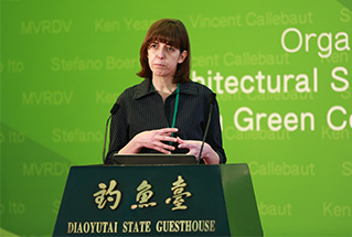 荷兰MVRDV建筑师事务所代表马韬发表演讲