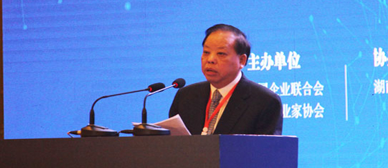 中国工程院院士、中国企联特邀副会长王基铭发表致辞讲话