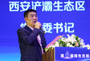 西安浐灞生态区党工委书记杨六齐发言