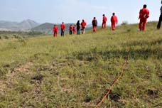 记者来到东方物探287队