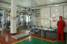新星石油公司在河北雄县地热项目热控制装置