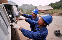 青州供电公司加快山区农网改造进度