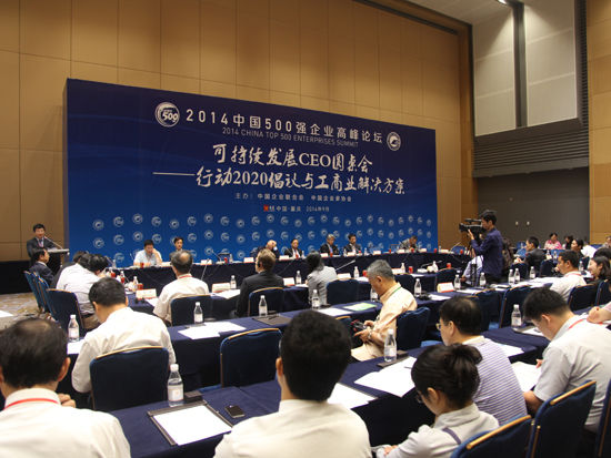 可持续发展CEO圆桌会：行动2020倡议与工商业解决方案