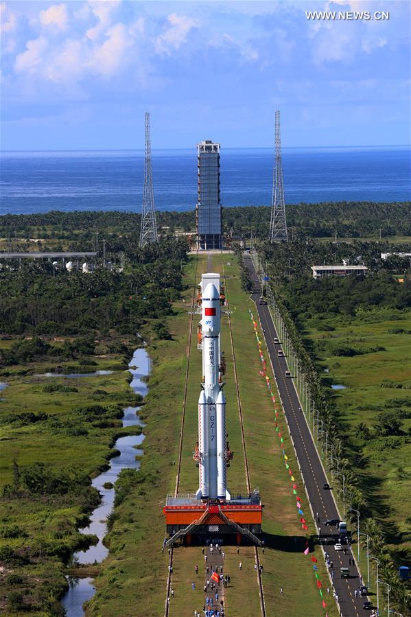 CHINA-LONG MARCH-7 CARRIER ROCKET-TRANSFER (CN)