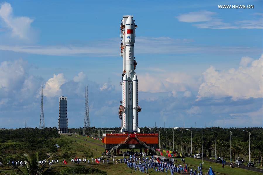 CHINA-LONG MARCH-7 CARRIER ROCKET-TRANSFER (CN)