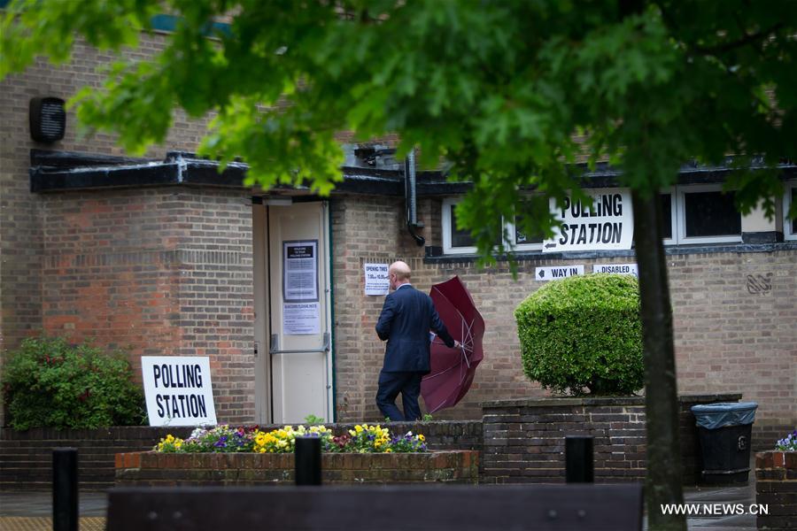 BRITAIN-HARPENDEN-EU-REFERENDUM-POLLING STATION
