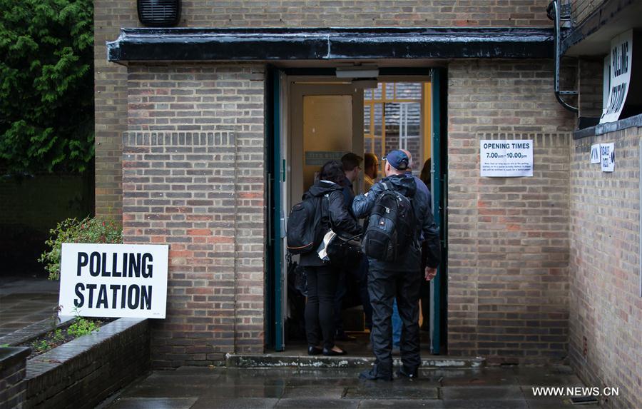BRITAIN-HARPENDEN-EU-REFERENDUM-POLLING STATION