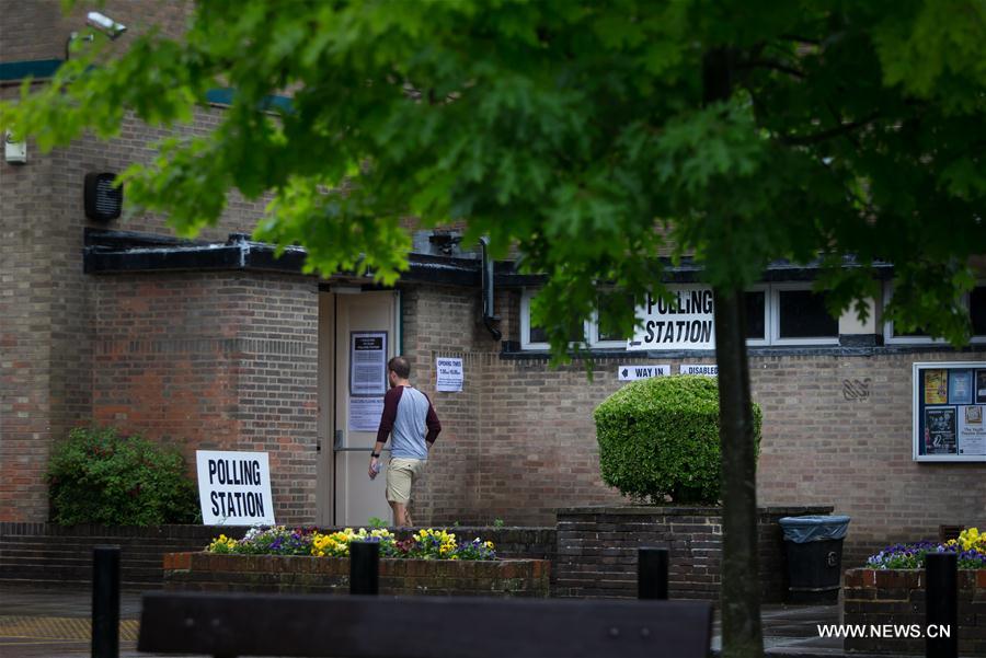 BRITAIN-HARPENDEN-EU-REFERENDUM-POLLING STATION