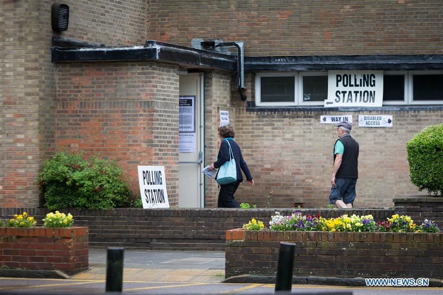 BRITAIN-HARPENDEN-EU-REFERENDUM-POLLING STATION