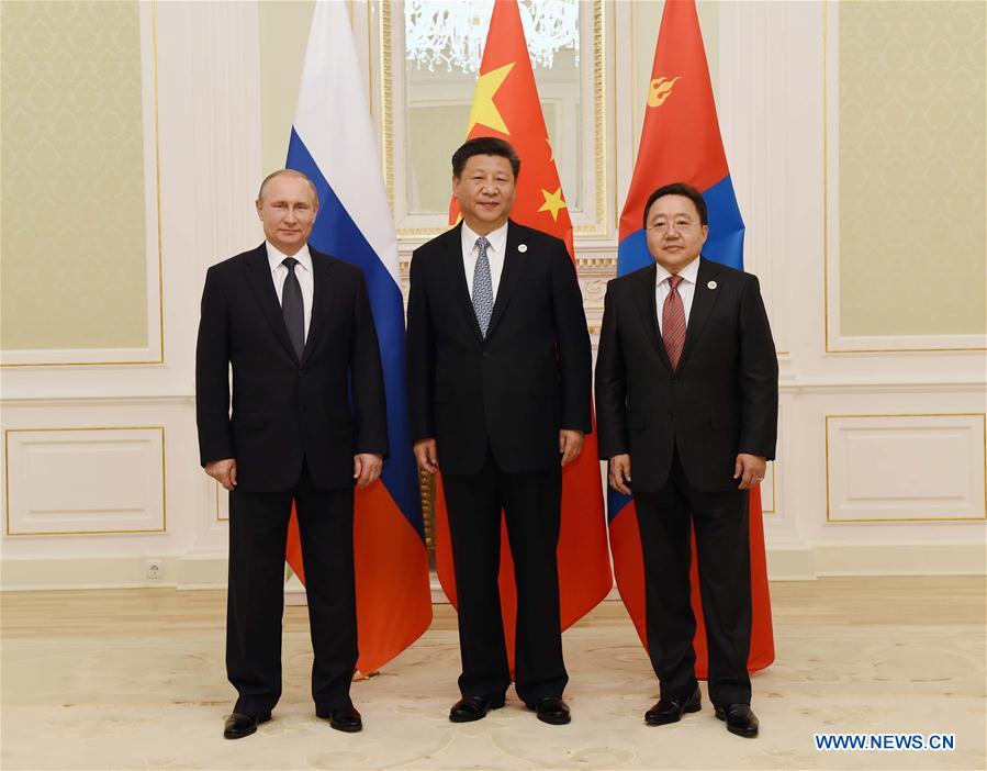 UZBEKISTAN-TASHKENT-CHINA-RUSSIA-MONGOLIA-TRILATERAL MEETING