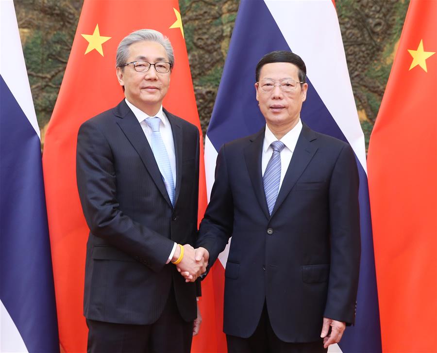 CHINA-BEIJING-ZHANG GAOLI-THAI DEPUTY PM-MEETING (CN)