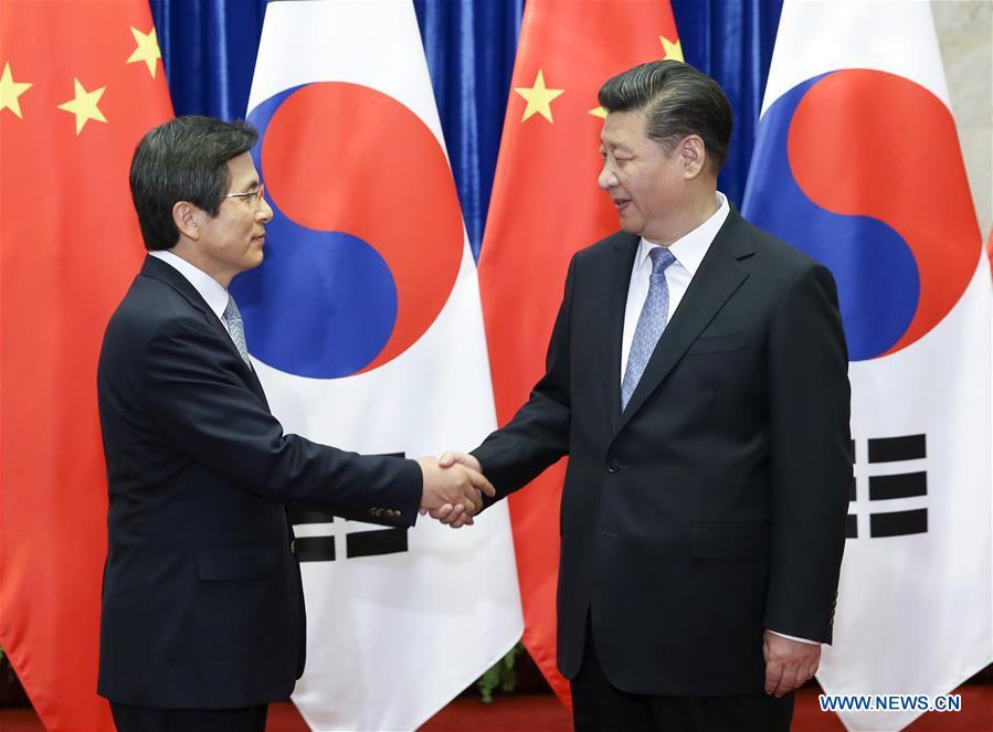 CHINA-BEIJING-XI JINPING-ROK-MEETING (CN)