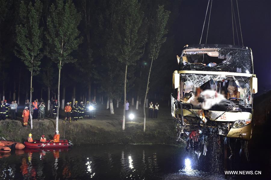 CHINA-TIANJIN-BUS ACCIDENT