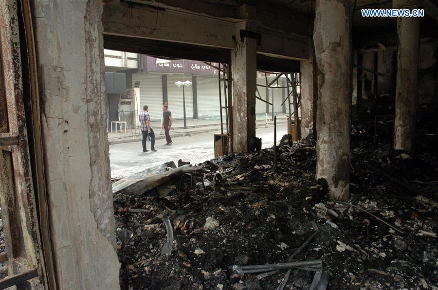 IRAQ-BAGHDAD-DAY AFTER THE EXPLOSION